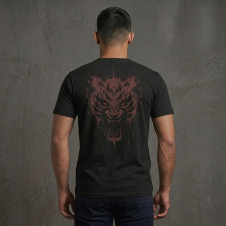 Fumetsu Immortal Tiger T-Shirt Black/Red Lifestyle