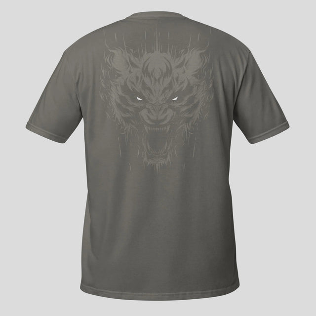 Fumetsu Immortal Tiger T-Shirt Grey Back