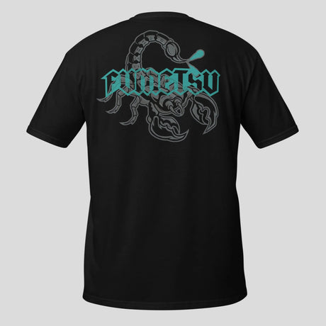 Fumetsu Inked - Scorpion T-Shirt Black/Grey/Teal Back