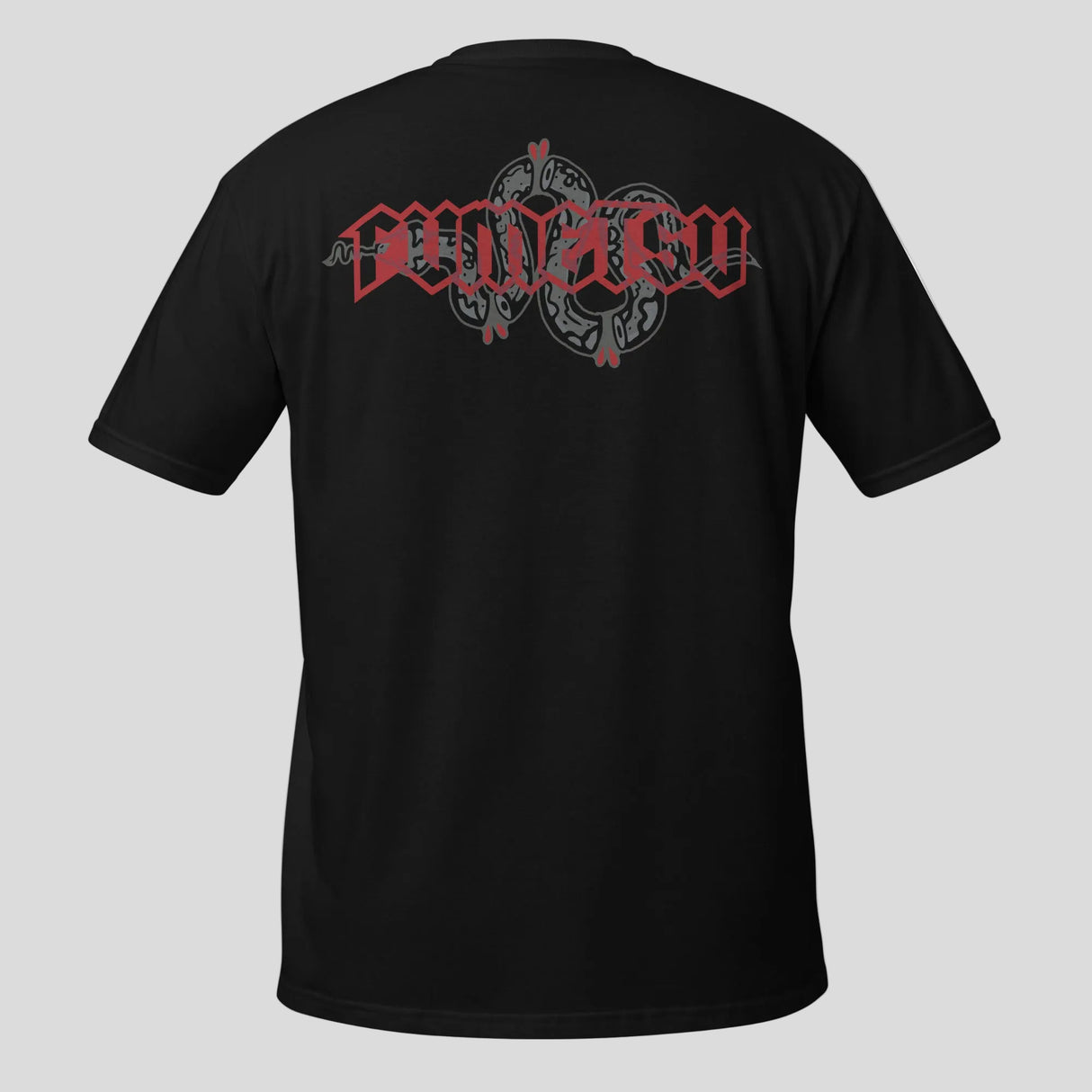 Fumetsu Inked - Snake T-Shirt Black/Grey/Red Back