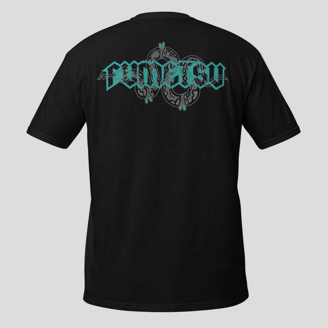Fumetsu Inked - Snake T-Shirt Black/Grey/Teal Back