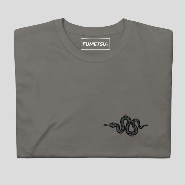Fumetsu Inked - Snake T-Shirt Charcoal/Red