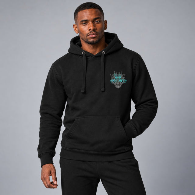 Fumetsu Inked - Tiger Hoodie Black/Teal 3