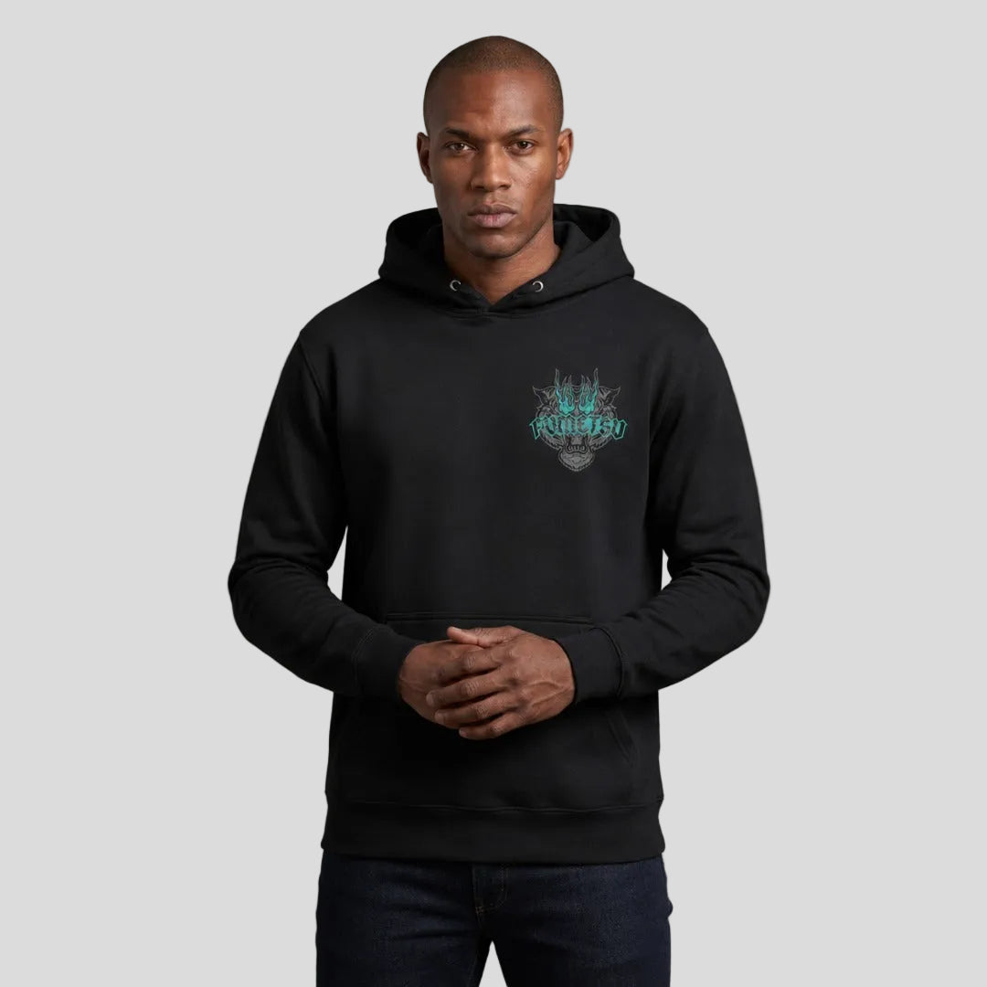 Fumetsu Inked - Tiger Hoodie Black/Teal