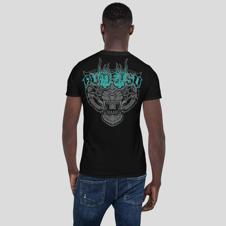 Fumetsu Inked Tiger T-Shirt Black/Grey/Teal Lifestyle
