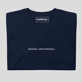 Fumetsu Mantra T-Shirt Navy Folded
