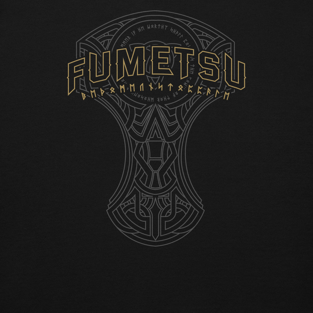 Fumetsu Mjolnir Hoodie Black Logo