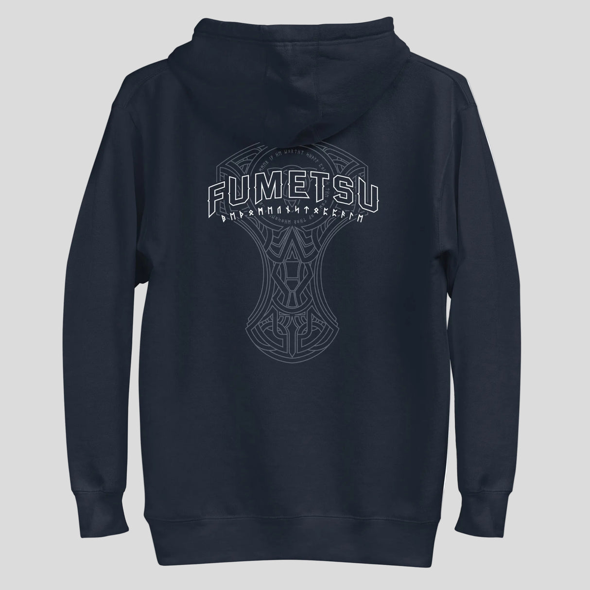 Fumetsu Mjolnir Hoodie Navy Back