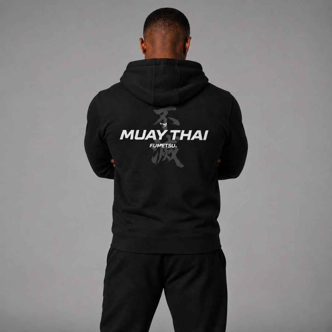 Fumetsu Muay Thai Discipline Hoodie Black Lifestyle 3