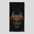 Fumetsu Oni Demon Large Towel Black