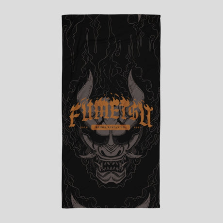 Fumetsu Oni Demon Large Towel Black