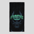 Fumetsu Oni Demon Large Towel Black/Blue