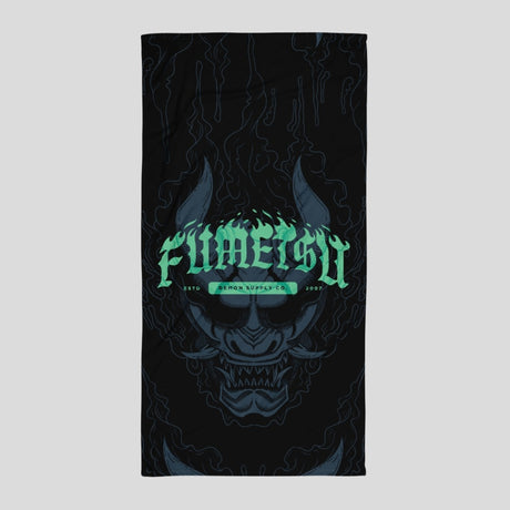 Fumetsu Oni Demon Large Towel Black/Blue