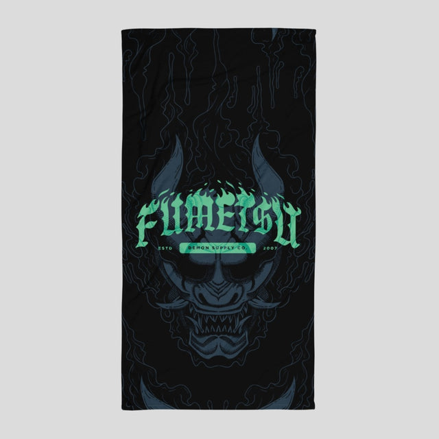Fumetsu Oni Demon Large Towel Black/Blue