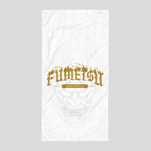 Fumetsu Oni Demon Large Towel White
