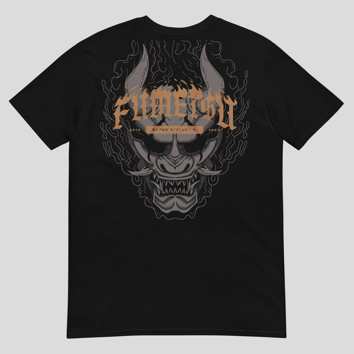 Fumetsu Oni Demon T-Shirt Black Back