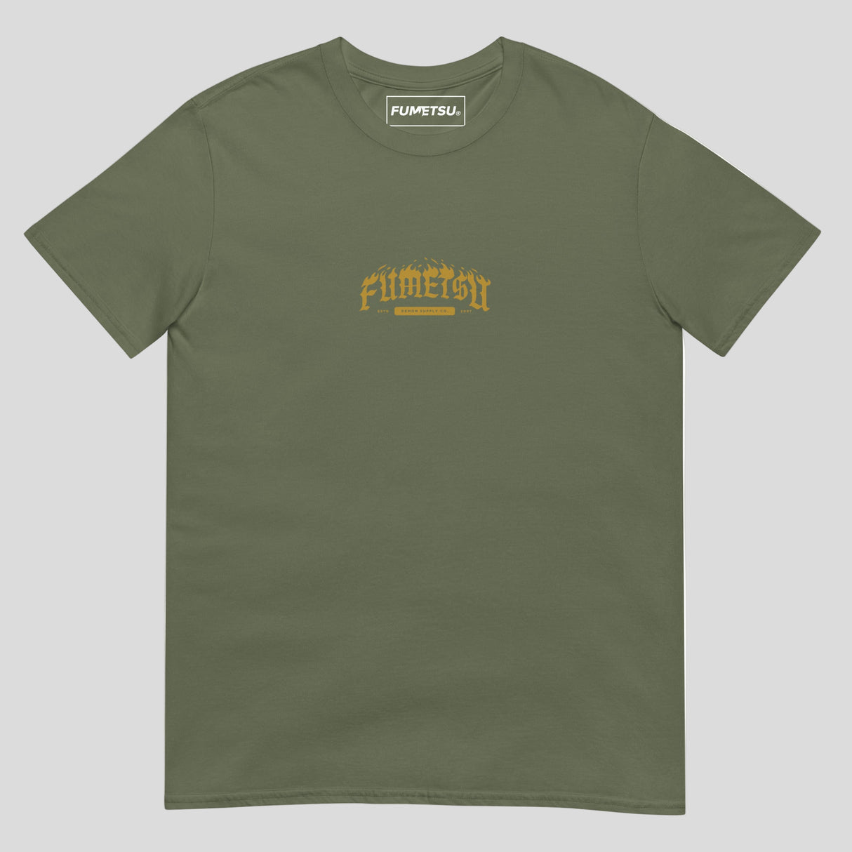 Fumetsu Oni Demon T-Shirt Khaki