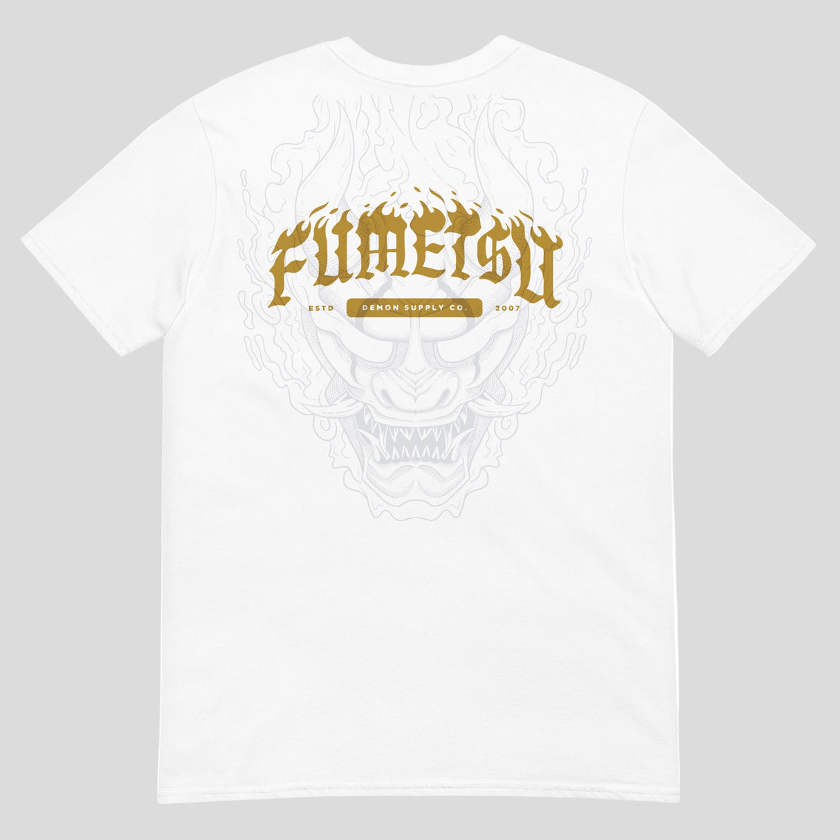 Fumetsu Oni Demon T-Shirt White Back