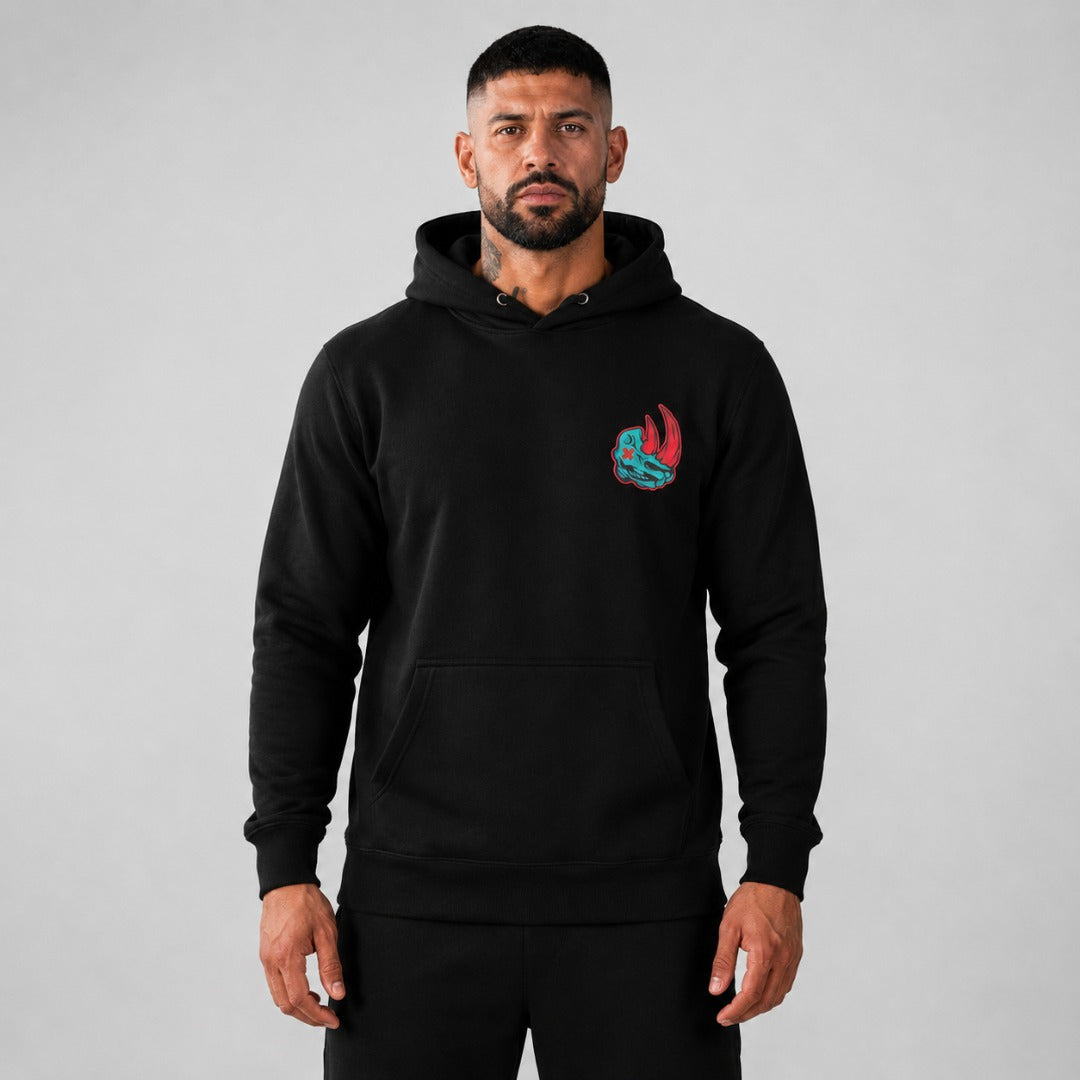 Fumetsu Rhino Hoodie Black/Blue/Red
