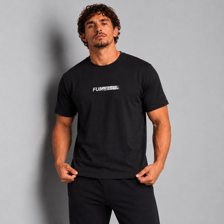 Fumetsu Signature Blur T-Shirt Black Lifestyle 1