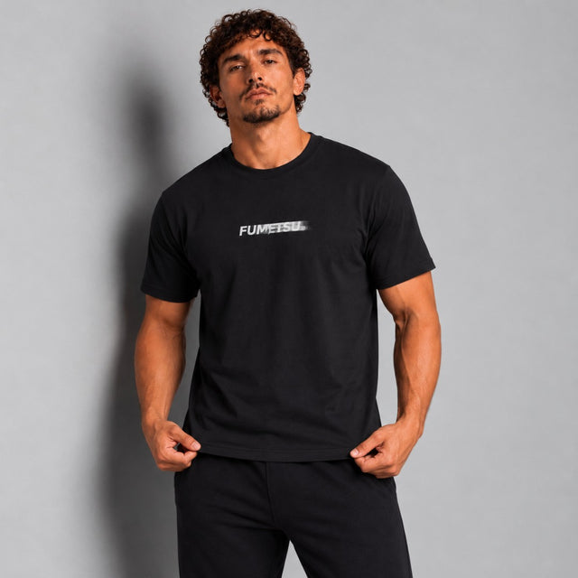 Fumetsu Signature Blur T-Shirt Black Lifestyle 1