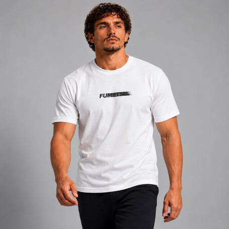 Fumetsu Signature Blur T-Shirt White Lifestyle 1
