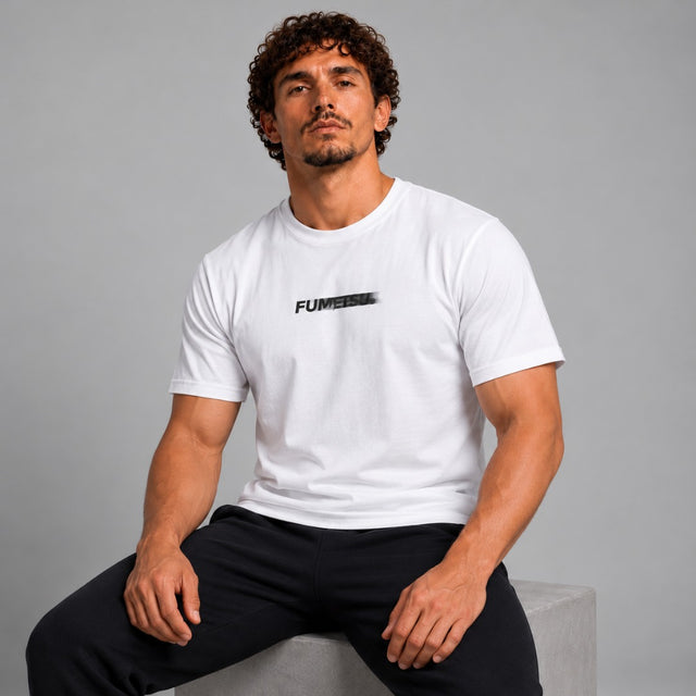 Fumetsu Signature Blur T-Shirt White Lifestyle 4