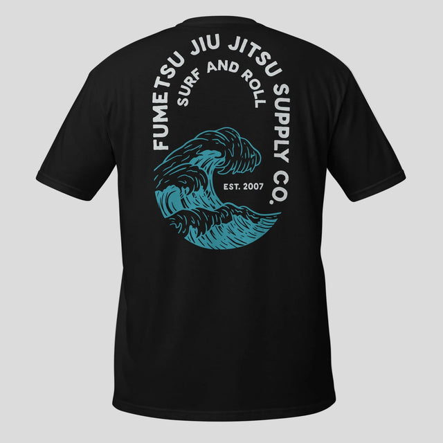 Fumetsu Surf and Roll T-Shirt Black Back