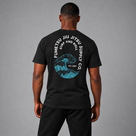 Fumetsu Surf and Roll T-Shirt White Photoshoot 2