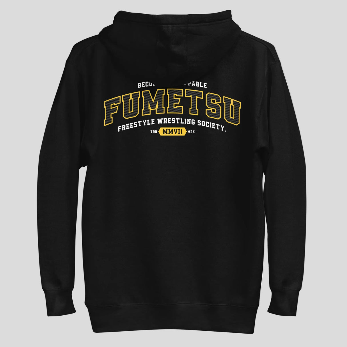 Fumetsu Varsity Hoodie Black Back