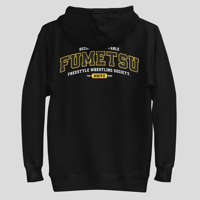 Fumetsu Varsity Hoodie Black Back