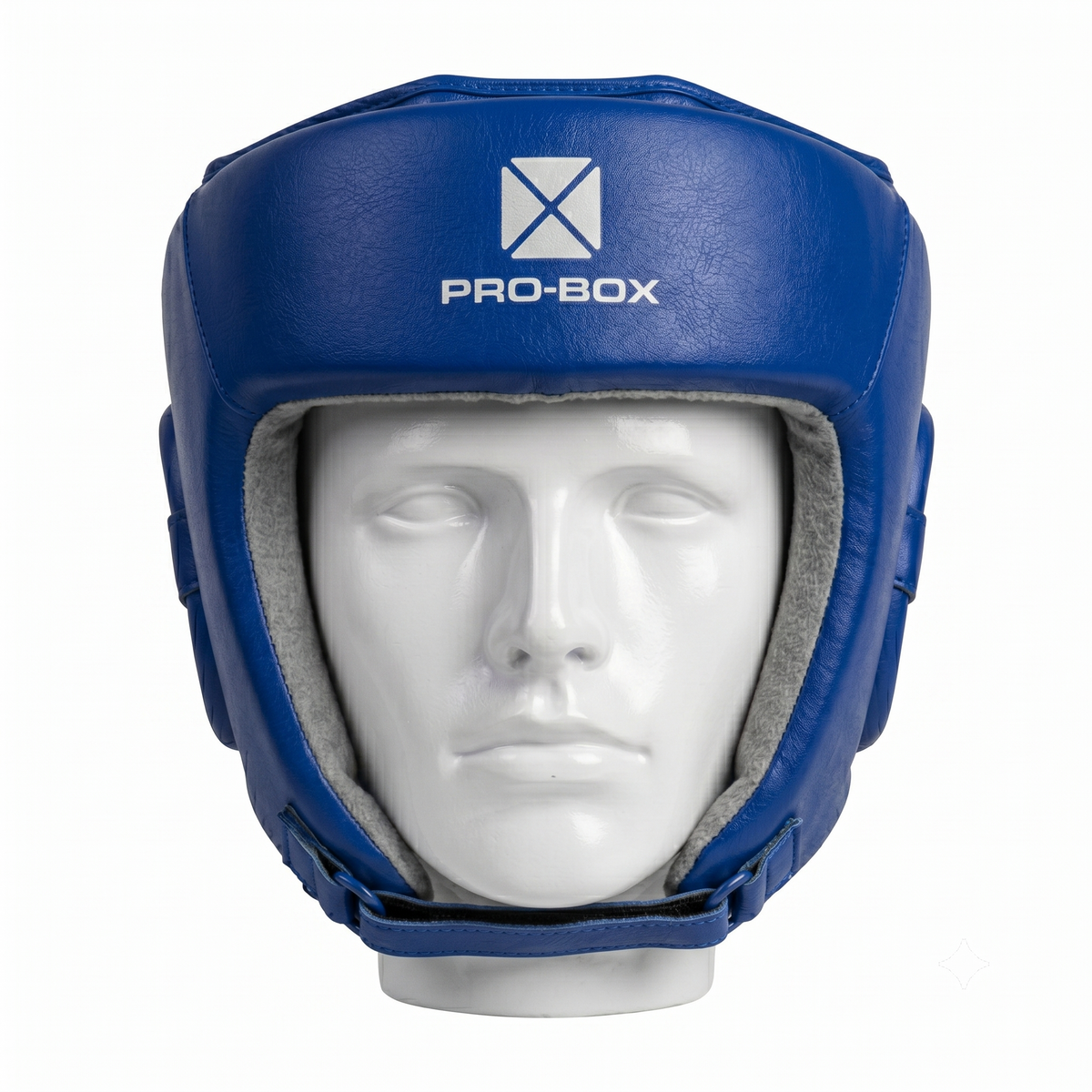 Pro-Box Leather Club Essentials Head Guard Blue