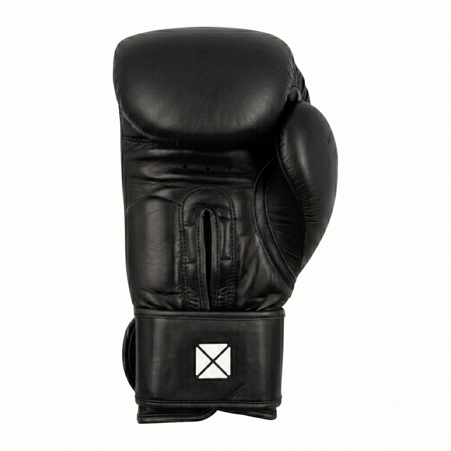 Pro-Box Leather Essential Boxing Gloves Black