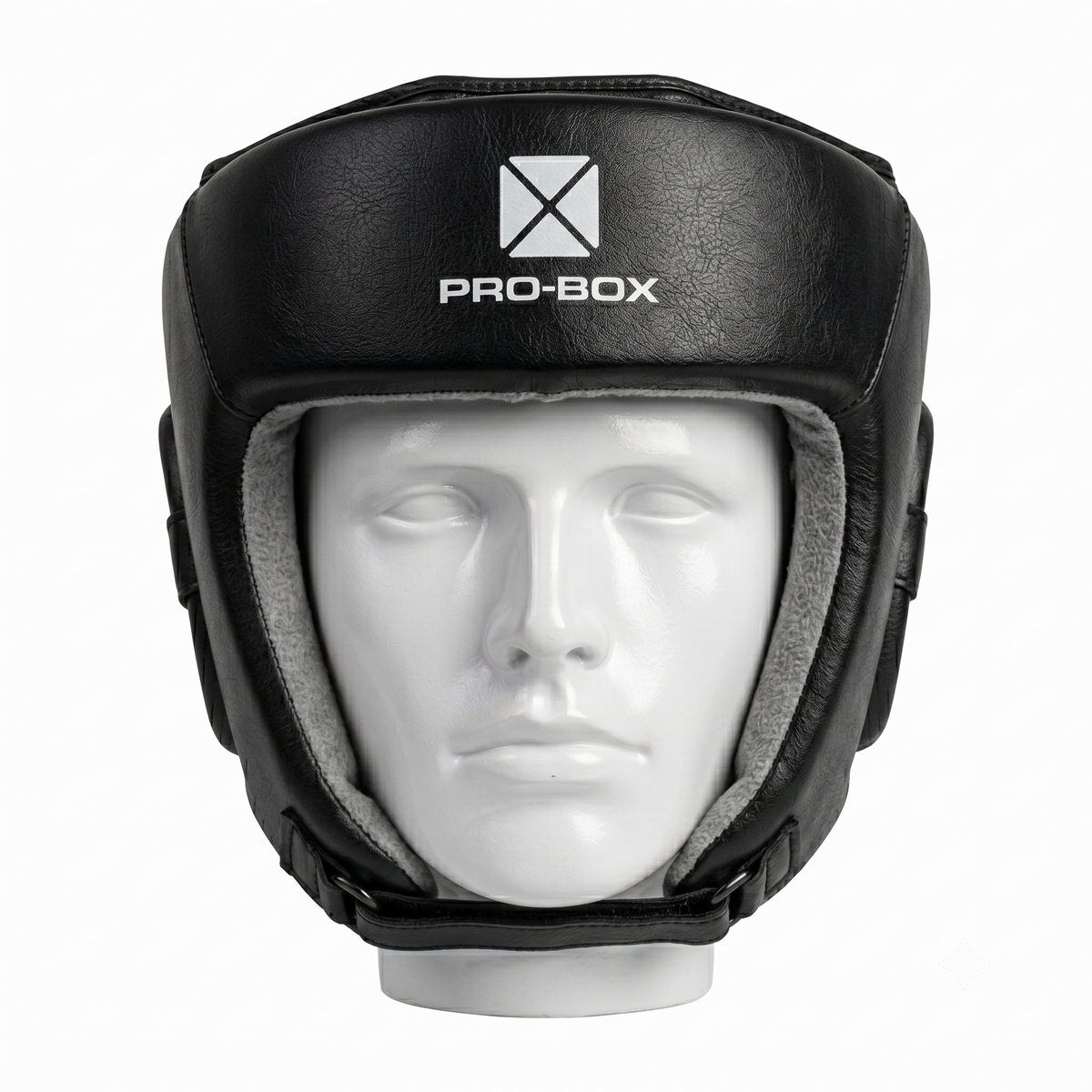 Pro-Box Leather Club Essentials Head Guard Black