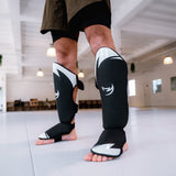 Fumetsu Ghost S3 Thai Shin Guards Black/White