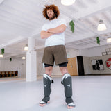 Fumetsu Ghost S3 Thai Shin Guards Negro/Negro