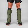 Fumetsu Ghost S3 Thai Shin Guards Khaki/Black