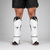 Fumetsu Ghost S3 Thai Shin Guards White/Black/Grey Lifestyle 1