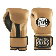 Gold Cleto Reyes Velcro Boxing Gloves