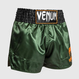 Venum Klassische Muay Thai Shorts Green/Schwarz/Gold