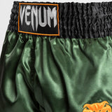 Venum Klassische Muay Thai Shorts Green/Schwarz/Gold