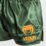 Venum Klassische Muay Thai Shorts Green/Schwarz/Gold