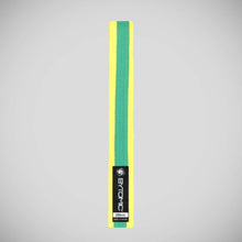 Yellow/Green Bytomic Coloured Stripe Martial Arts Belt