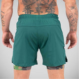 Scramble Combination Shorts Green/Woodland Camo