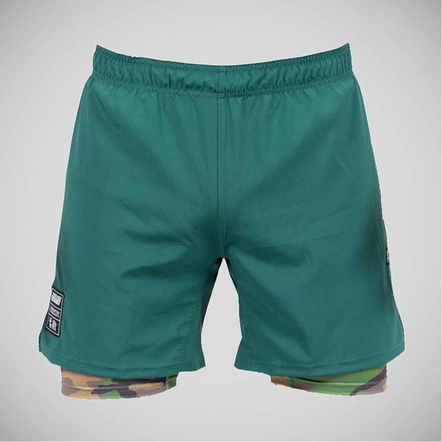 Scramble Combination Shorts Green/Woodland Camo