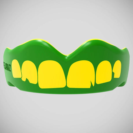 SafeJawz Extro Ogre Mouth Guard Green/Yellow   