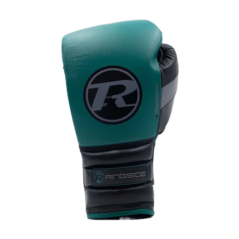 Green/Black/Grey Ringside Pinnacle Series Limited Edition Lace Boxing Gloves