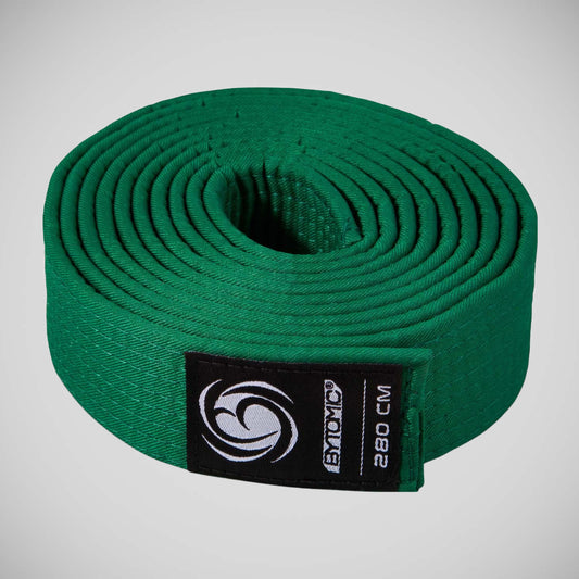 Green Bytomic Plain Polycotton Martial Arts Belt Pack of 10