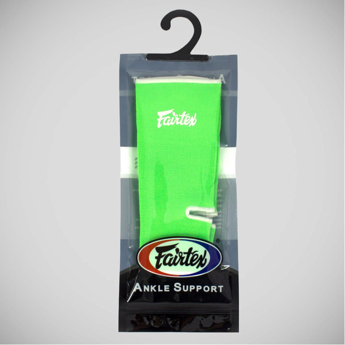 Fairtex AS1 tornozelo suporta verde