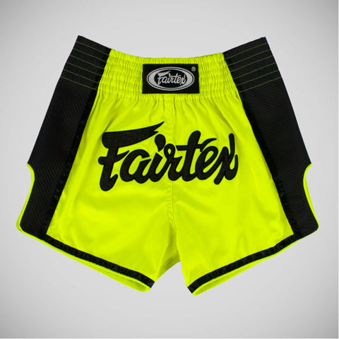 Green Fairtex BS1706 Slim Cut Muay Thai Shorts